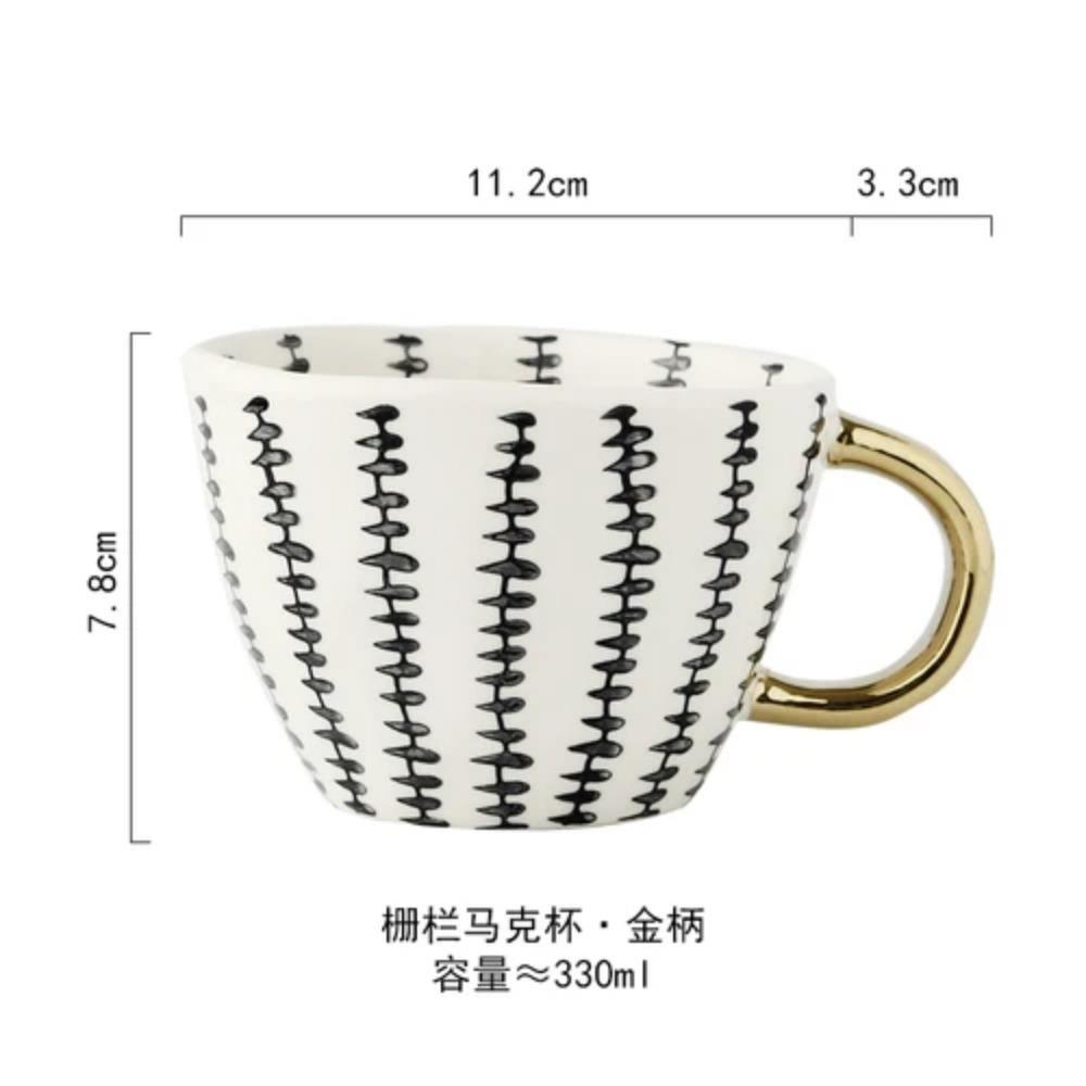 330ml Ceramic Mug with Handle Coffee Cup Afternoon Tea Cup Milk Tea Cups Milk Mug Coffee Mugs Drinkware Teacup Water Cups