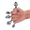 Mini Anal Stopper Stainless Steel Butt Stopper with Pull Ring for Beginners Small Metal Anal Training Sex Toy for Adult Men Women