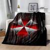 Biochemical Umbrella Printed Blanket Kids Warm Blanket Flannel Soft and Comfortable Blanket Home Travel Bedding Gift