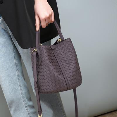 Dámská taška Dámská taška Crossbody Kbelíkové tašky Pletená taška Ruční taška přes rameno