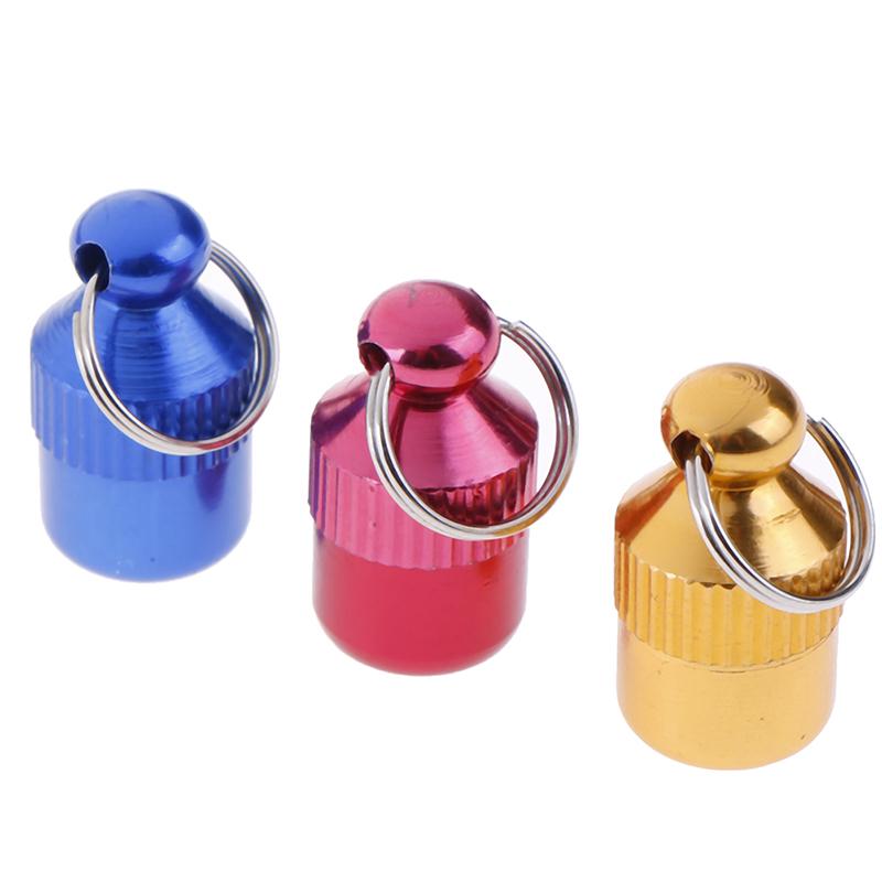Anti-Lost Pet Dog Cat Id Name Address Mini Label Tag Storage Barrel Tube Random