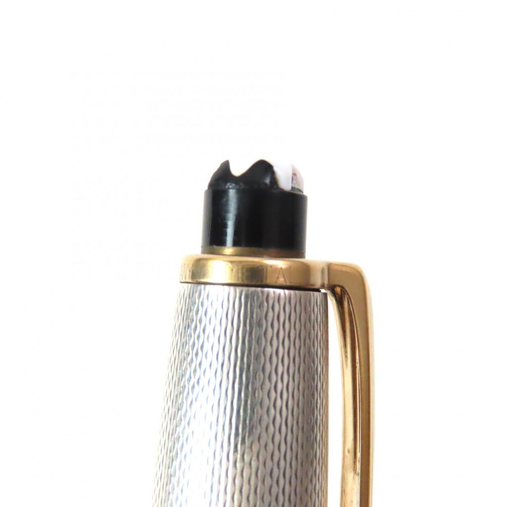 Sehr guter MONCLER Kugelschreiber Meisterstück Solitaire Silber Gold SV925 Herren Gebraucht