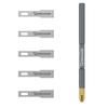 Komplett 6 Stück/1 Set Leiterplatten Motherboard Chip CPU Klebstoffentfernungswerkzeug IC Chip Motherboard Reparatur Dünnes Messer Effizientes Klebstoffentfernungskit
