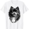 Pomeranian Dog Graphic Pet Artwork Pomeranian T-Shirt(1)