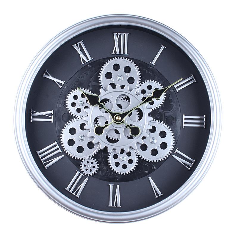 Kreative Dynamische Zahnraduhr Wohnzimmer Industriell Retro Wanduhr Dekoration Modernes Café Uhr