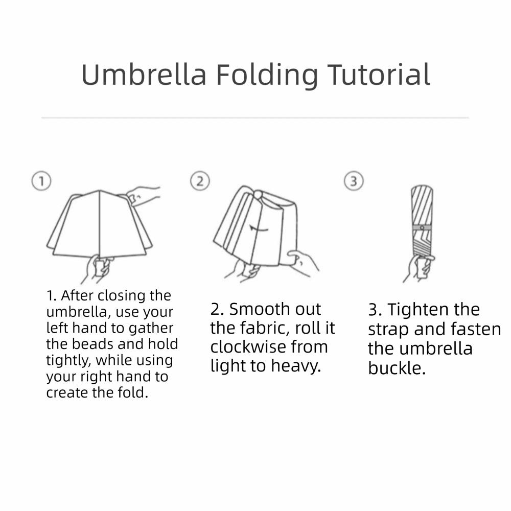 Manual Portable Umbrella UV Protection Sunshade Umbrella Dual-Use Sun Rain Umbrella  Beach