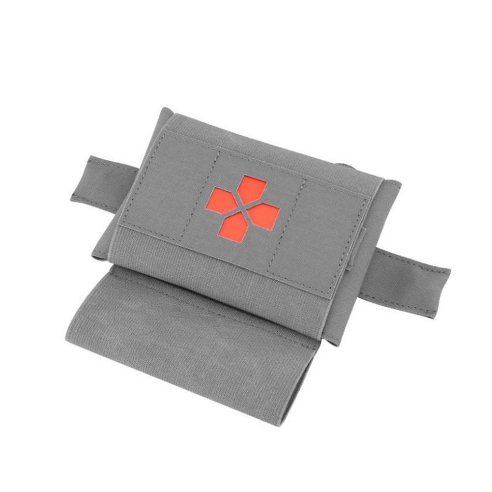 

1Pc Small Universal Rapid Deployment First Aid Kit Tactical Medical Kit MOLLE Survival Safety IFAK First Aid PALS Waist Belt Bag сірий колір