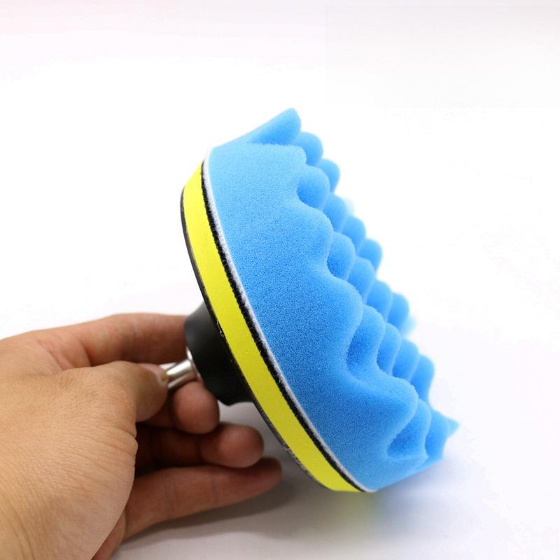 8-Piece Car Polishing Pad Set: 3/4/5/6/7 Inch Waxing and Polishing Sponge Wheels