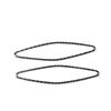 For Volkswagen ID.4 2021-2026 A Pillar Speaker Cover Trim Black Carbon Fiber Interior Accessories Styling Decor Upgrade Style