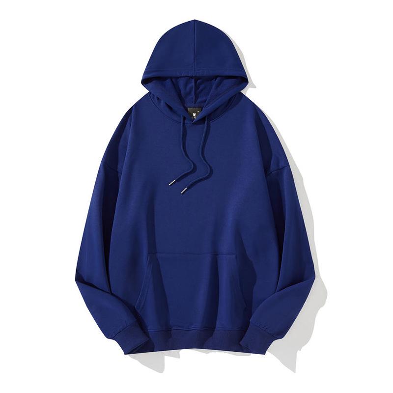 

Толстовка с капюшоном из твила унисекс с заниженной линией плеч — однотонная, свободная посадка, осенний свитер с длинными рукавами 4XL