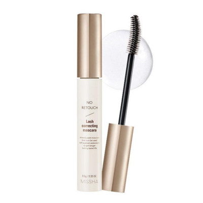 No Retouch Wimpernkorrektur-Mascara und Wimpernserum
