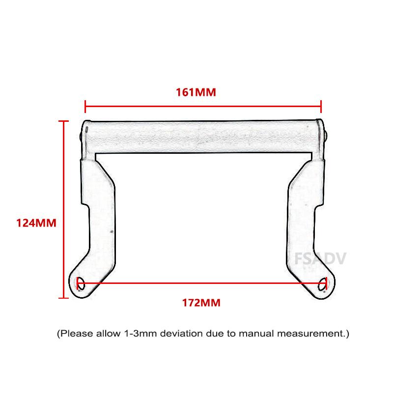 For SUZUKI GSX-R1000 GSX-R1000R Navigation Bracket GSXR1000R 2018-2023 Motorcycle Accessories GPS Plate Bracket Adapt Holder