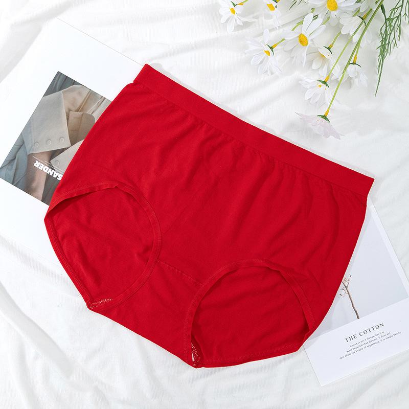 Big Size Female Summer Thin Style High Waist Belly Breathable No Trace Briefs