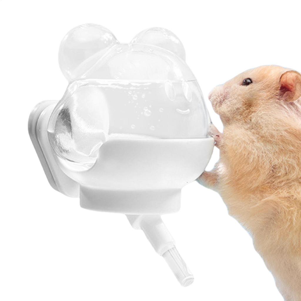 220ml Large Capacity Hamster Cage Magnetic Suction Small Pet Water Bottle Vacuum Leak Proof Cage Accessories For Small Hamsters