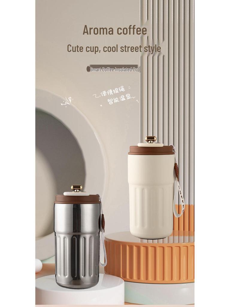 New 316 Stainless Steel Insulated Coffee Mug - Stylish, Double-Layer, Portable Travel Cup for Men & Women