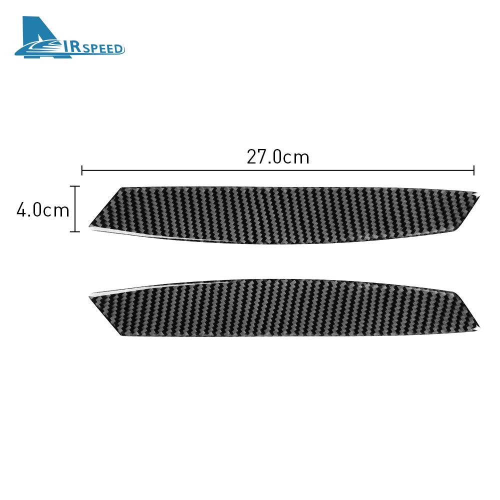 Carbon Fiber Door Pull Cover Sticker for BMW Z4 E85 E86 2003-2008 Interior Trim