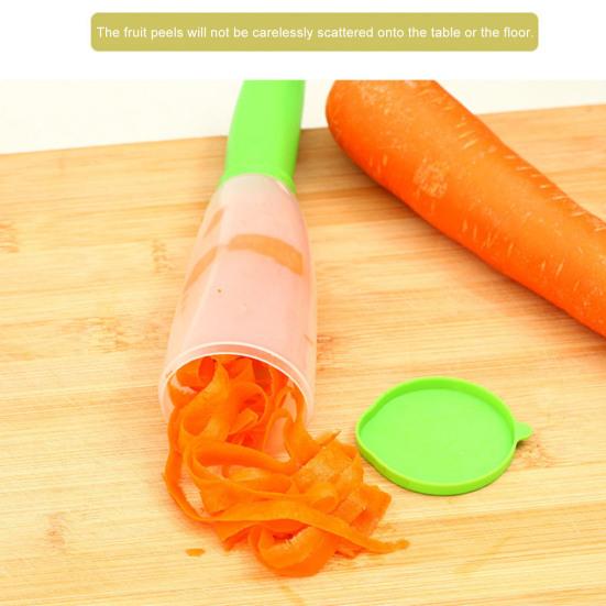 Konteynerli Sebze Soyucu Mutfak Meyve Sebze Soyucu Keskin Paslanmaz Çelik Bıçaklı Patates Havuç Salatalık İçin