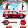 Charming Christmas Car Decoration, Festive Reindeer Kit, LED Reindeer Christmas Decoration For Car, Nice Gift For Families & Friends, Suitable For