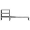 Vidaxl Monitor Stand with Organizer, Concrete Gray