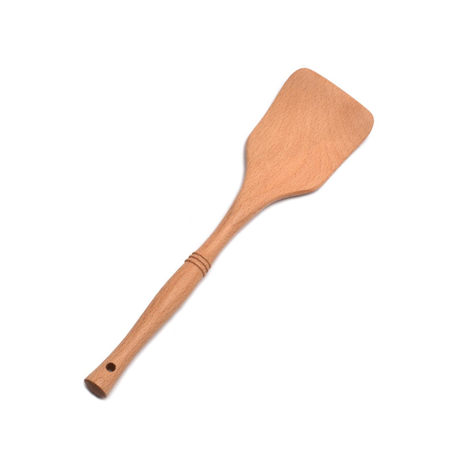 

Деревянная кухонная утварь с антипригарным покрытием, креативная деревянная посуда, мешающая стержень One Size