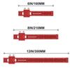 T-Type T Track Ruler W/ Slide Stop Measuring Marking Ruler  Woodworking Tools
