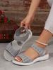 Casual Overfoot Fashion Sandals Women's New Sports One-line Fabric Flat Fish Mouth Shoes Are Comfortable and Versatile.