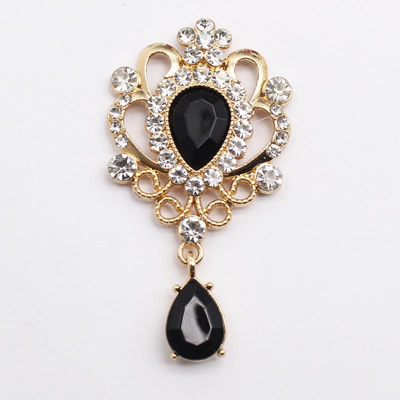 32*60MM Teardrop Acrylic Pendant Brooch for DIY Clothing and Headdress.