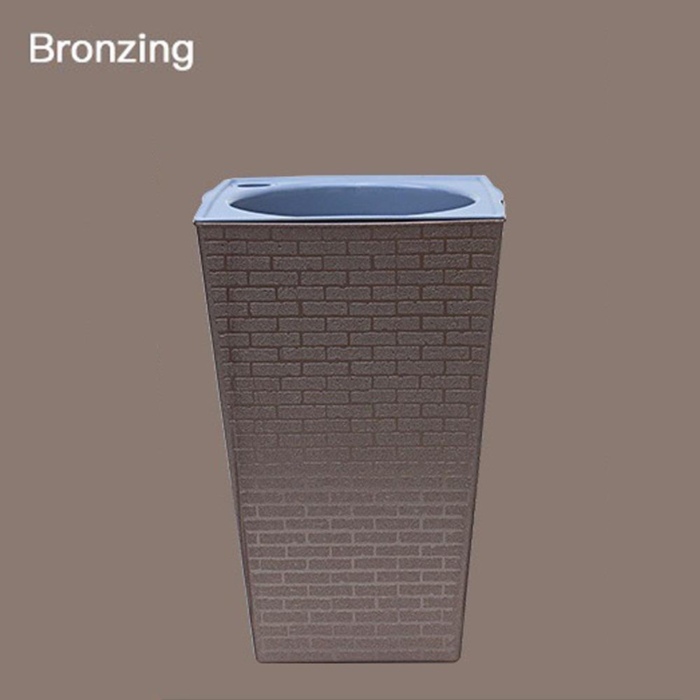 Square Shape Bonsai Flowerpot Plastic Succulent Flower Pot Retro Balcony Plant Pot  Garden Supplies