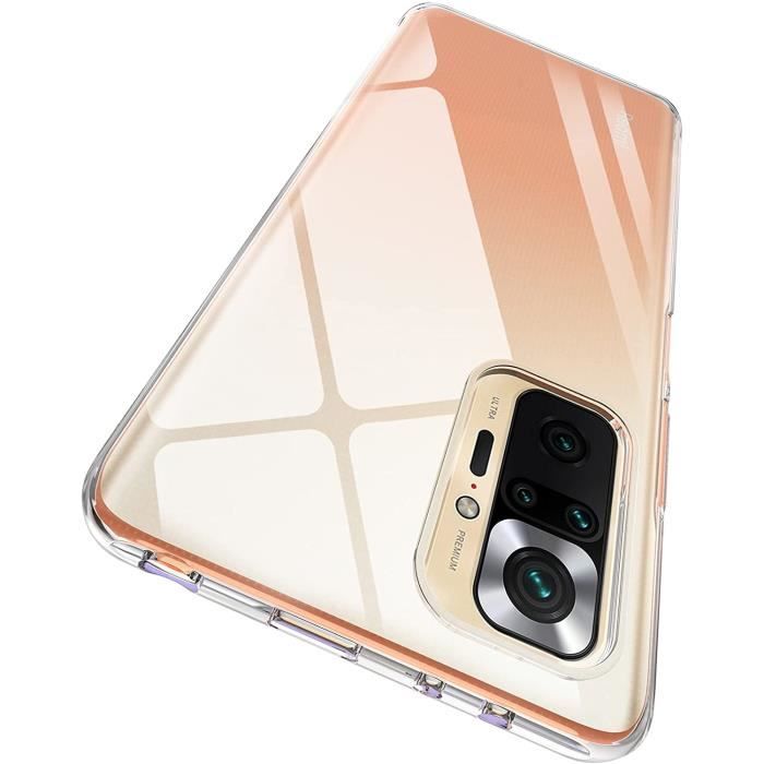 Coque - Phonillico - Xiaomi REDMI NOTE 10 PRO - Silicone Gel TPU - Ultra Mince - Transparent