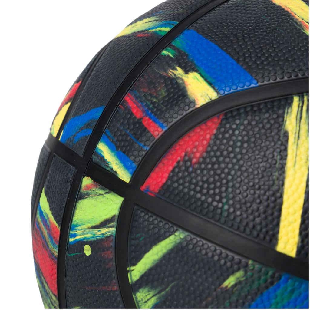 SPALDING Marble Ball, Unisex-Basketball in Schwarz