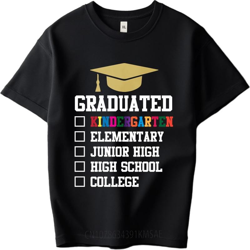 Adult For her Oneck tshirt Cotton Graduated Kindergarten EleUnisextary Junior High High School College Classic Unisex Teeshirt