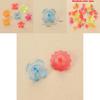Plastic Hand Twist Transparent Gyroscope Toy For Kids Play And Collection