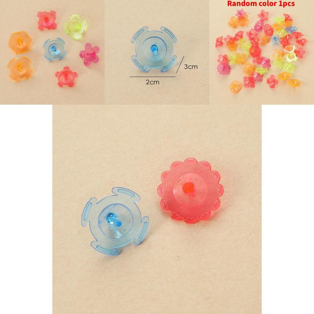 Plastic Hand Twist Transparent Gyroscope Toy For Kids Play And Collection