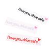 I Love You Drive Safe Car Mirror Stickers Affectionate Reminder Heartfelt Safety Reminder For Women Drivers Car Interior Sticker