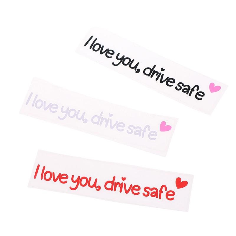 I Love You Drive Safe Car Mirror Stickers Affectionate Reminder Heartfelt Safety Reminder For Women Drivers Car Interior Sticker