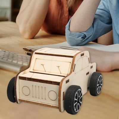 DIY Car Building Projects Model Kits 3D Wooden Puzzle for Age 8-12