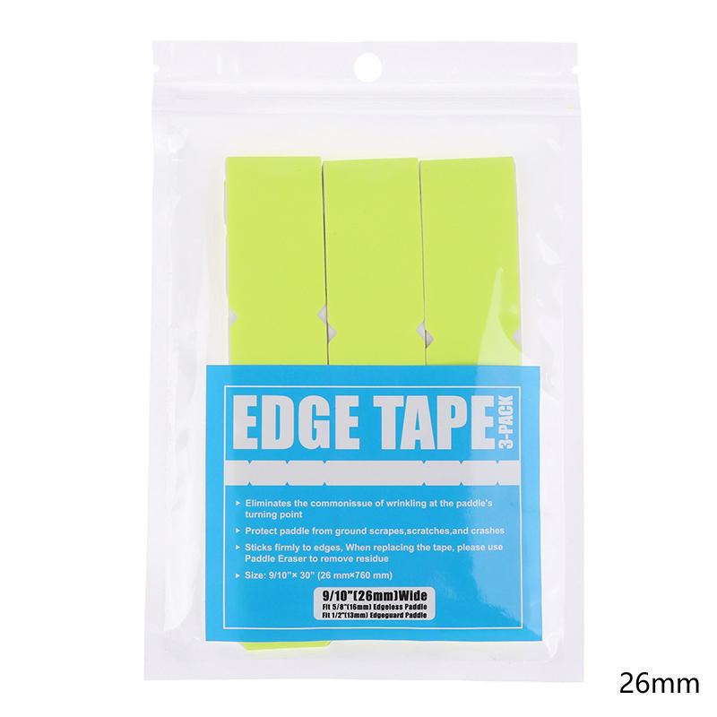 3Pcs Pickleball Racket Edge Sticker Paddle Head Edge Tape Sticker Reduce Impact And Friction Prevention Frame Protective Tape
