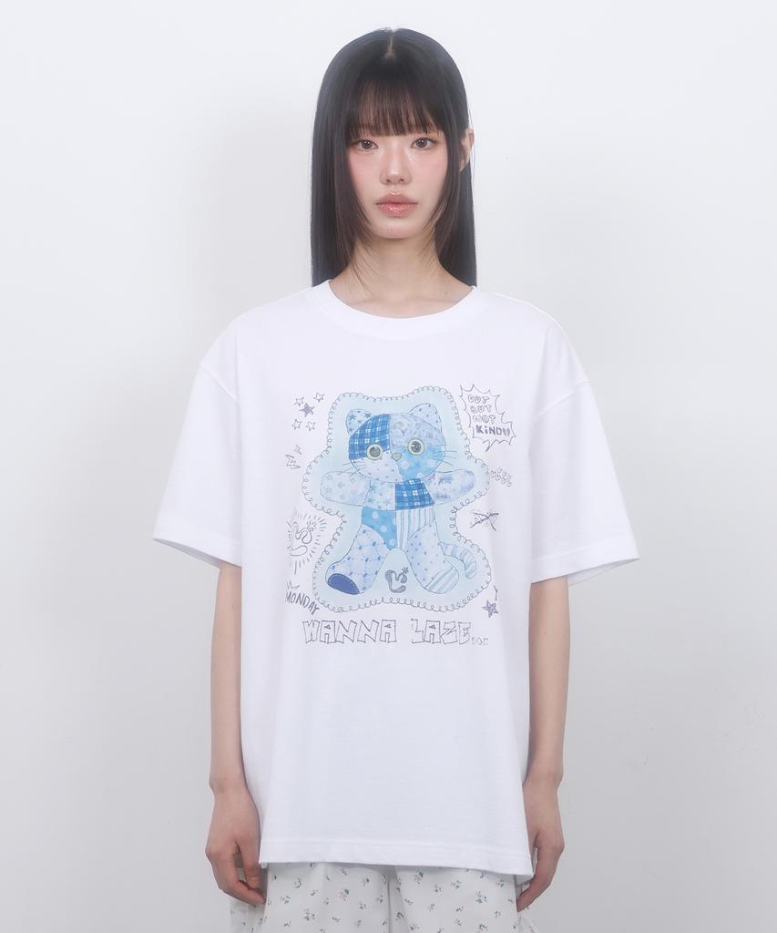 LMR Toy Shangnyong Graffiti Short Sleeve T-Shirt White