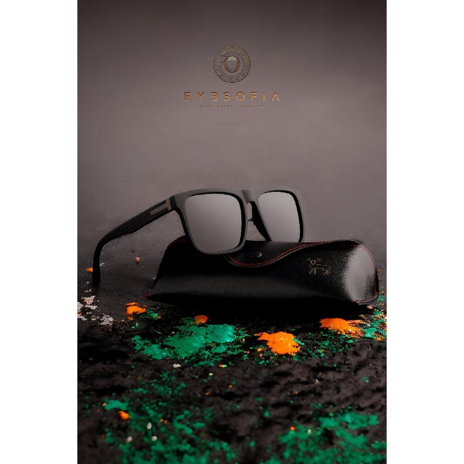 

Angeles Polarized High Quality Bone Black Unisex Sunglasses чорний