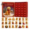 Christmas Advent Calendar 2026 Pet Themed 2026, 24 Days Countdown with Gift for Dog Lovers Pcs Mini 3D Cat Ornaments, Holiday Gifts Home Party