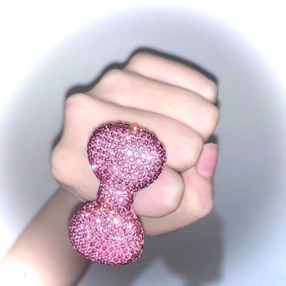 Opening Rings Women Finger Ring Sparkle Bow Y2k Millennial Ring Trendy Pink Bow Rings  Cute Girl