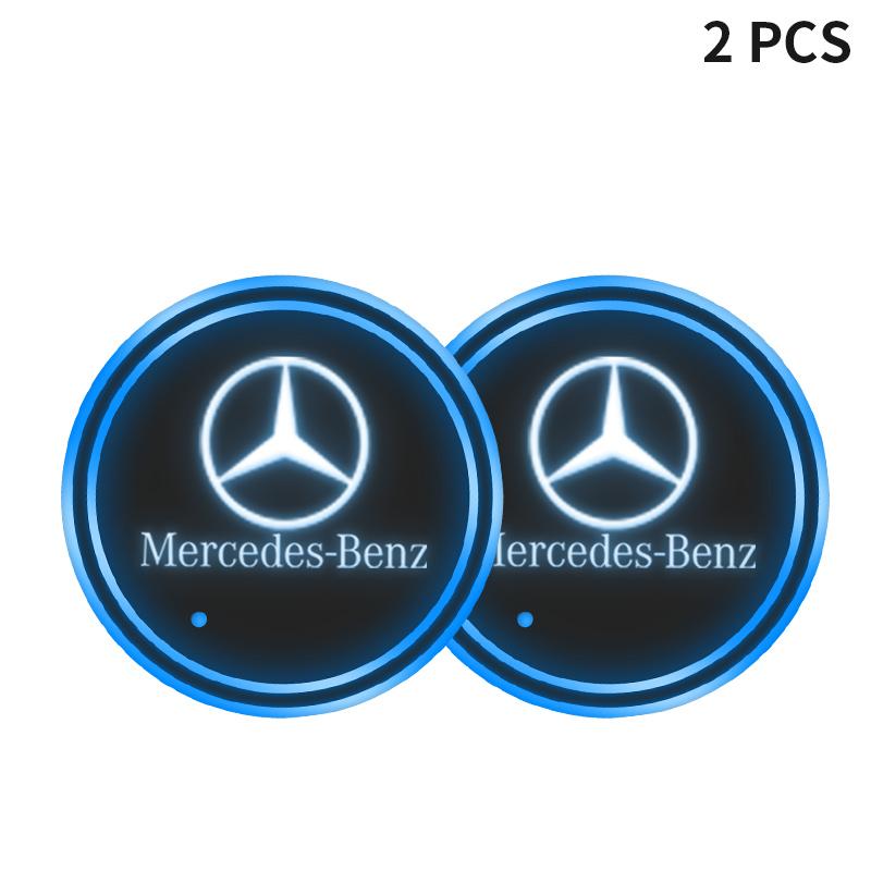 

Auto Interior Atmosphere Light For Mercedes Benz AMG C260 W204 W205 W211 W212 W190 Coaster LED Illuminated Car Water Cup Coaster