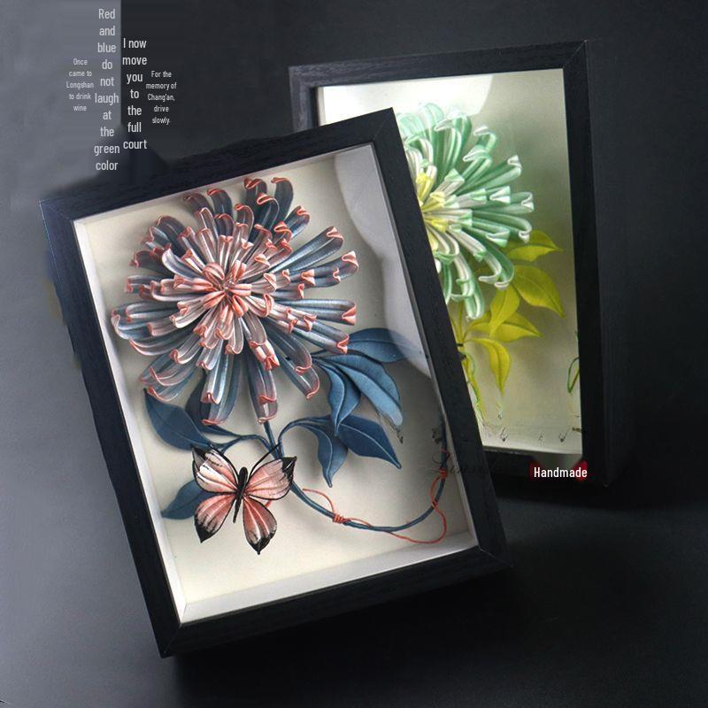 Handmade Chrysanthemum Filigree Kit: Cultural Heritage Decor with DIY Tutorial