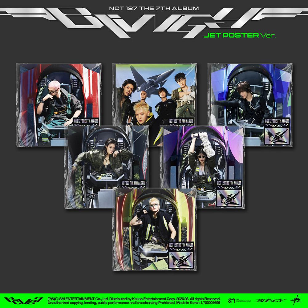 [PRE-ORDER] NCT 127 - 7th Album - BLINGY (JET Poster Ver.)