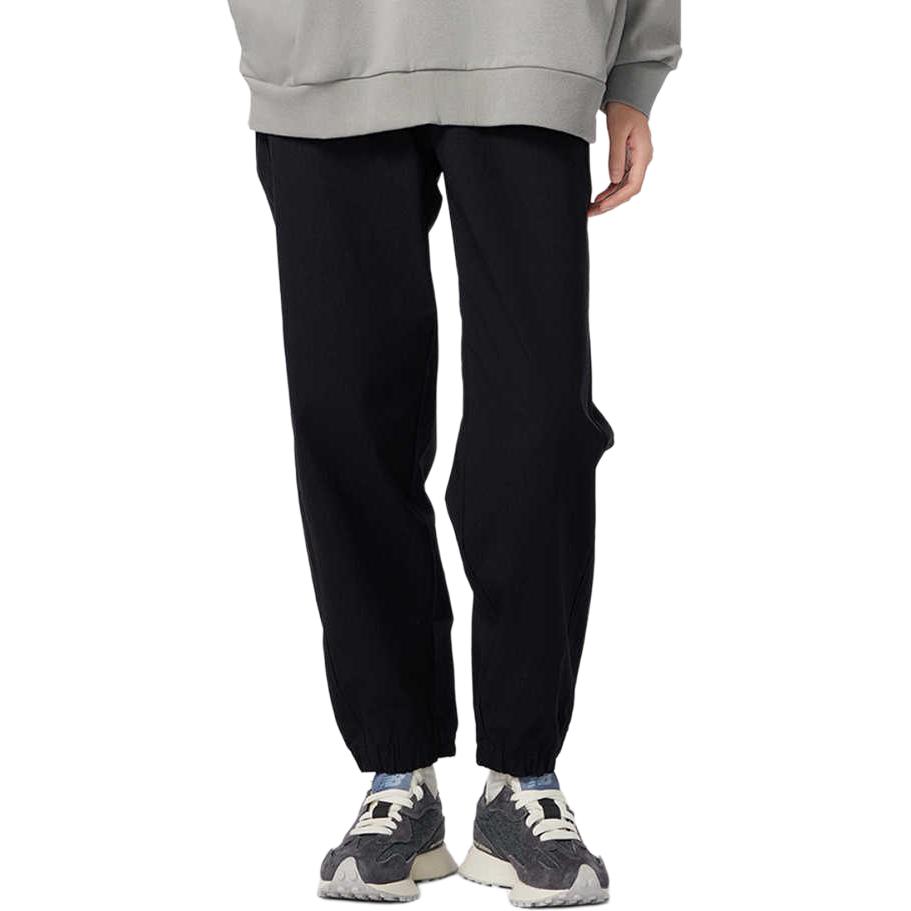 New Balance Knitted Sweatpants Women's Black Moderate Cuffed Pants AWP33306-BK