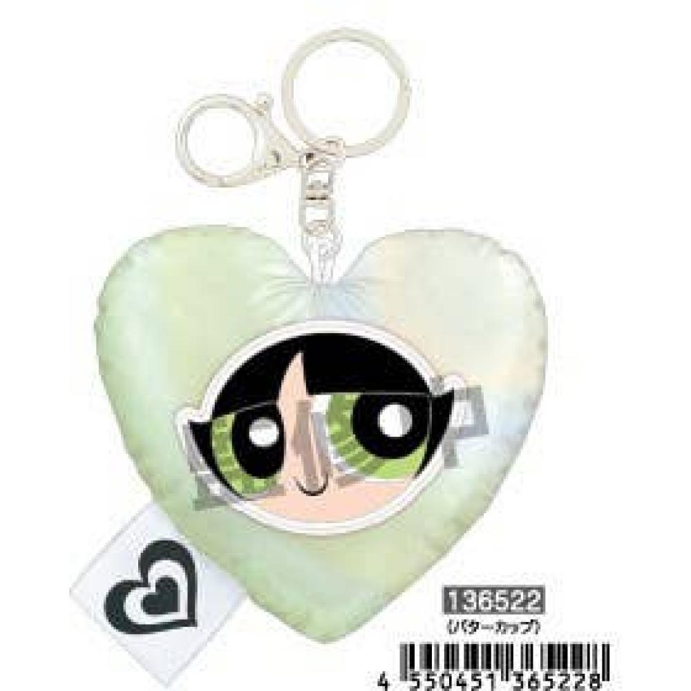 

Powerpuff Girls The Powerpuff Girls Heart Cushion Keychain Buttercup
