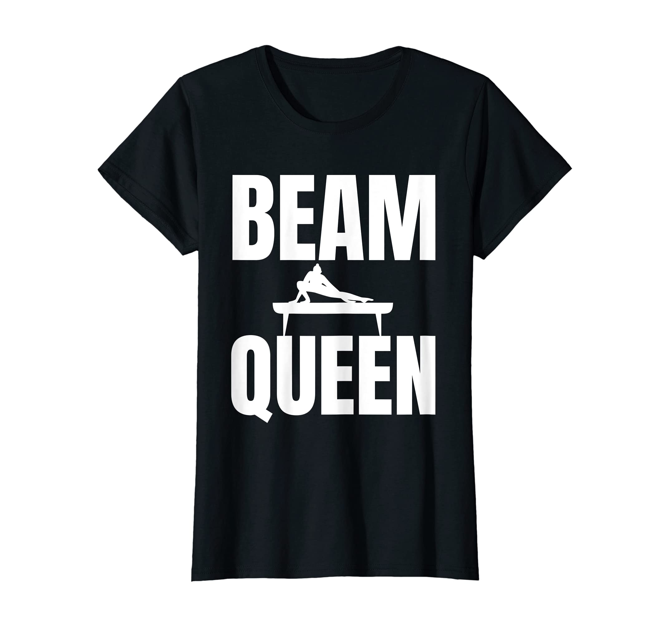 

Женская футболка для гимнастики Beam Queen Cute