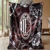 AC Milan Theme blanket Soft Flannel Blanket Plush Throw Blanket Cozy Sofa Bed Blanket for Home Decor