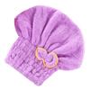 Bowknot Water Absorbent Quick Hair Drying Cap Bathing Hat Tool Drying Head Towel