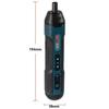 Mini Size Electric Screwdriver 1300mAh Rechargeable Power Drill Cordless with LED Light Repair Tools Home Maintenance